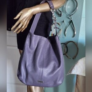Coach Purple  Avery Hobo Leather Shoulder Bag. M1380- F23309